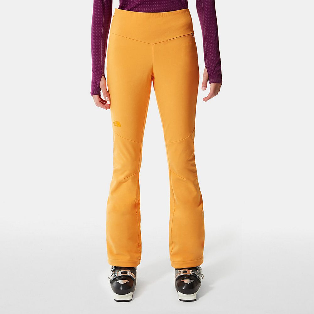 The North Face Pants Womens Australia - The North Face Snoga Ski Orange Skiing And Snowboarding (DZR